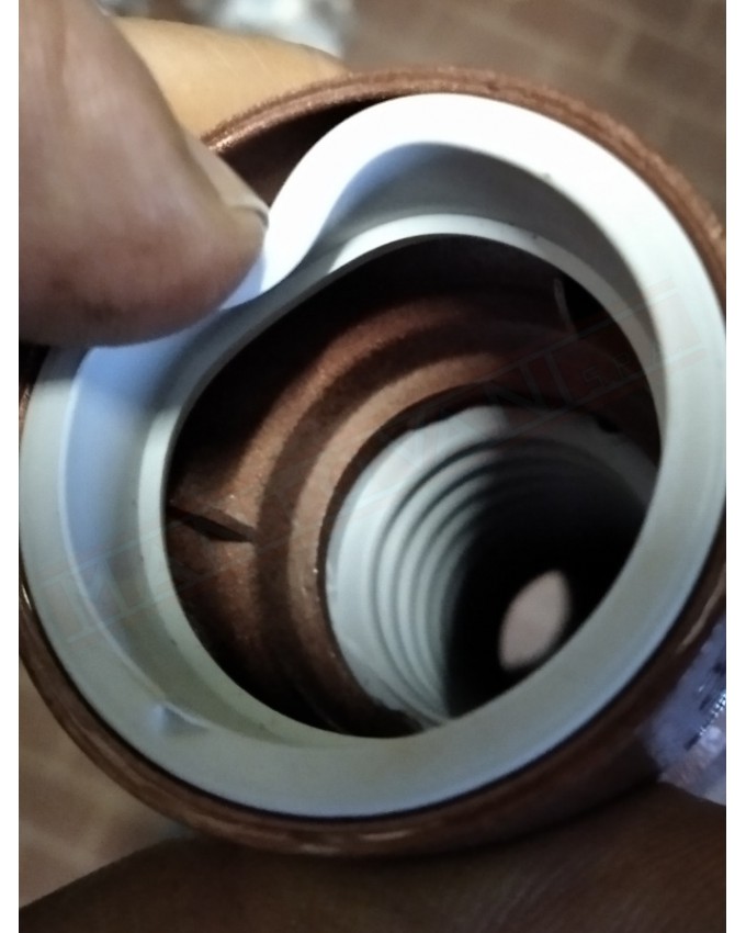 Curva color simil rame tubo tubo 25 mm raccorderia grigia verniciata rame