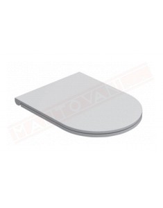 Coprivaso Forty3 soft close rimovibile bianco ceramica Globo per glo fos 03 - 05 fo001