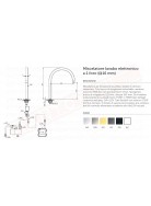 Ideal Standard Solos quadrato rubinetto da lavabo elettronico cromo foro16 mm adatto solo per lavabi Solos