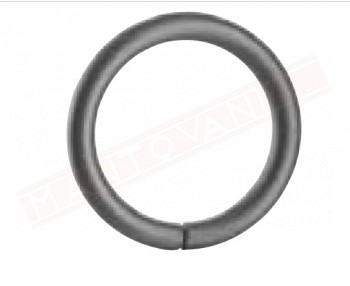 Cerchio in ferro tondo da 10 diametro esterno 130 mm . Decorazioni in ferro per cancelli e inferriate