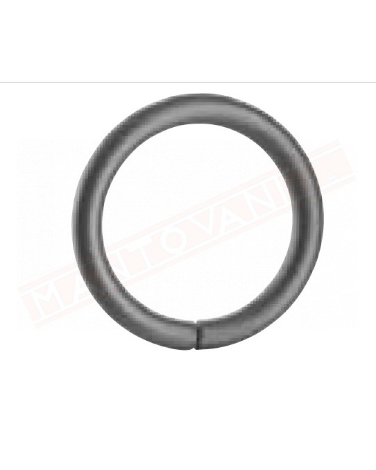 Cerchio in ferro tondo da 12 diametro esterno 250 mm . Decorazioni in ferro per cancelli e inferriate