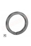 Cerchio in ferro 14x5 diametro 190 mm martellato . Anello in ferro decorativo per cancelli e inferriate