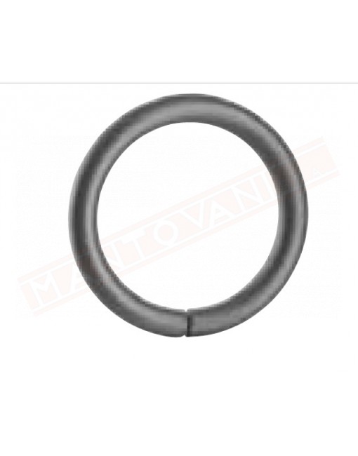 Cerchio in ferro tondo da 12 diametro esterno 130 mm . Decorazioni in ferro per cancelli e inferriate