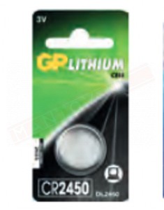 Batterie a pastiglia cr2450 lithium 24.5 mm h 5 mm 3volts