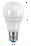LAMPADINA LED 6W E27 OPALE LUCE CALDA 2700K 470 LUMEN =40W 240 GRADI CLASSE ENERGETICA A+