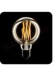 Amarcords lampadina led globe e27 ambrata 4 w 250 lumen 2000 k tono caldo victorian led classe energetica A++ 95x120mm