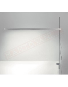 Artemide Talak Professional lampada da tavolo corpo bianco asta cromo morsetto alluminio a led 13w 100lm dimmer