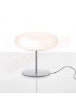 Artemide Itka 35 Table Stem lampada da tavolo a led corpo in vetro soffiato bianco e acciaio