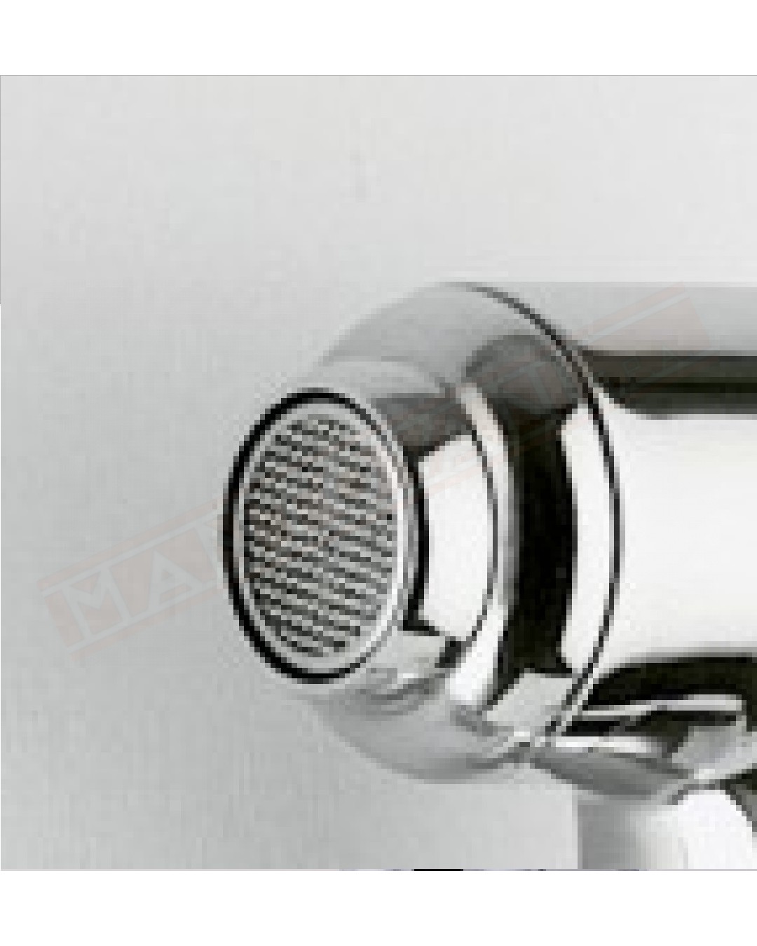 Arvag idroscopino Saturno soft automatic cromato lucido con flessibile in acciaio inox con treccia a vista getto soft