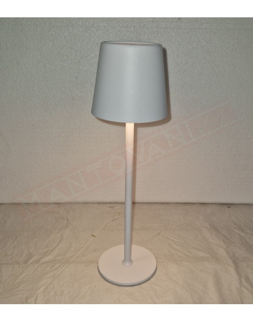Elettra lampada ricaricabile bianca per interno e esterno