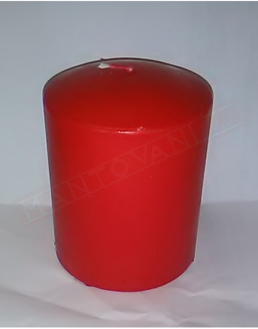 Candelotto diametro 80 mm altezza 100 mm rosso