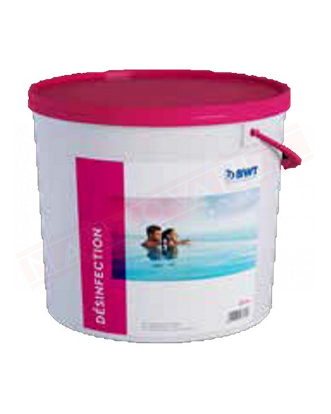 Ipoclorito di calcio. Prodotti chimici per piscina Trattamento shock per disinfettare la piscina confezione al 66 70 % da 10 kg