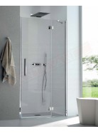 CSA box doccia Alice N FB porta doccia per nicchia con 1 vetri fisso e 1 anta a battente 6mm misure da 77 a 170
