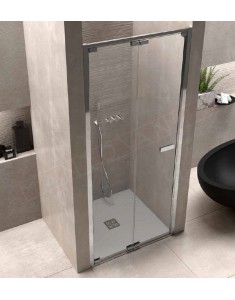 CSA box doccia Aura N P porta doccia per nicchia con 8 mm misure da 66 a 100