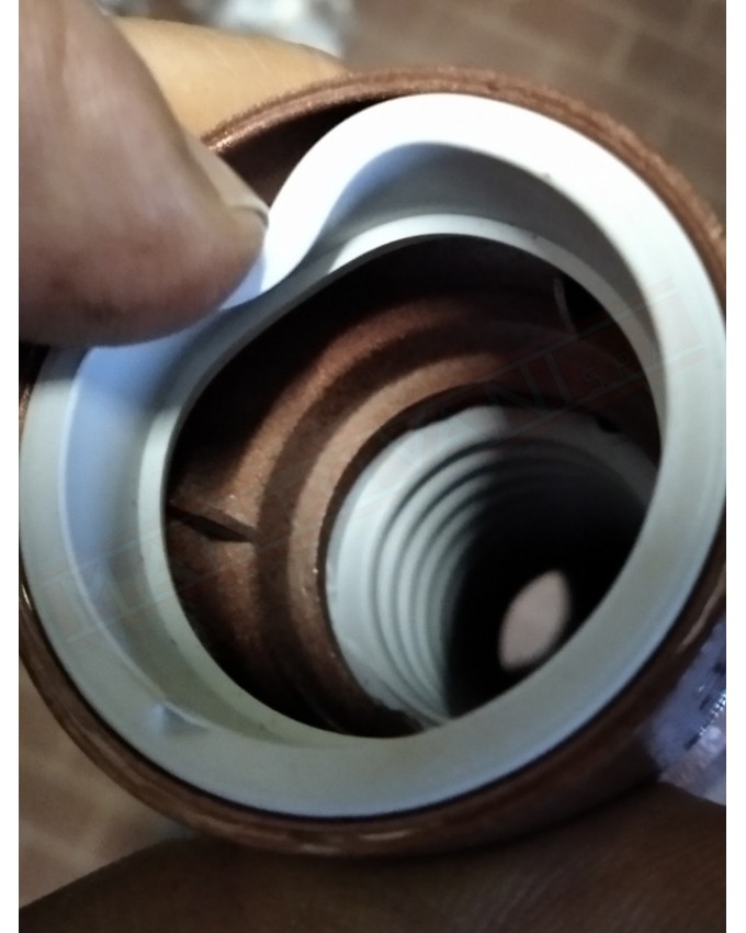 Curva color simil rame tubo tubo 16 mm raccorderia grigia verniciata rame