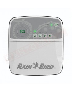Rain bird RC2-I-6 programmatore 6 stazioni con selettore e trasformatore esterno WI FI integrato
