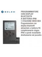 Solem wb-6 programmatore con display woo-bee 6 stazioni a batteria programmabile da tastiera o bluetooth