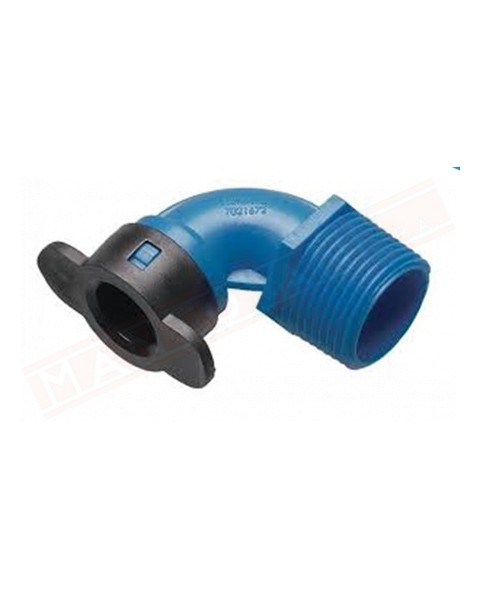DT PRO Blue Lock gomito 1\2 M per tubo speciale ad innesto rapido girevole