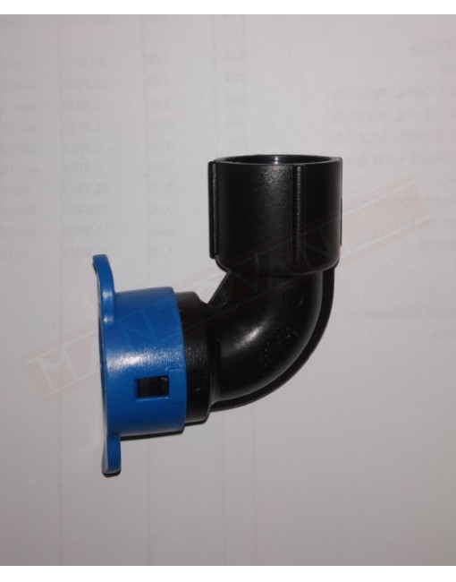 DT PRO Blue Lock gomito 1\2f per tubo speciale ad innesto rapido girevole