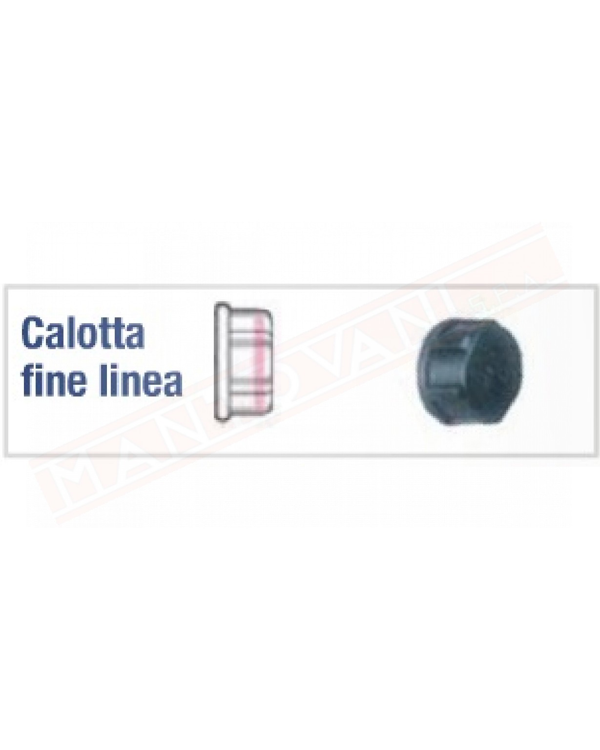 DEL TAGLIA C-075 CALOTTA FINE LINEA 3\4
