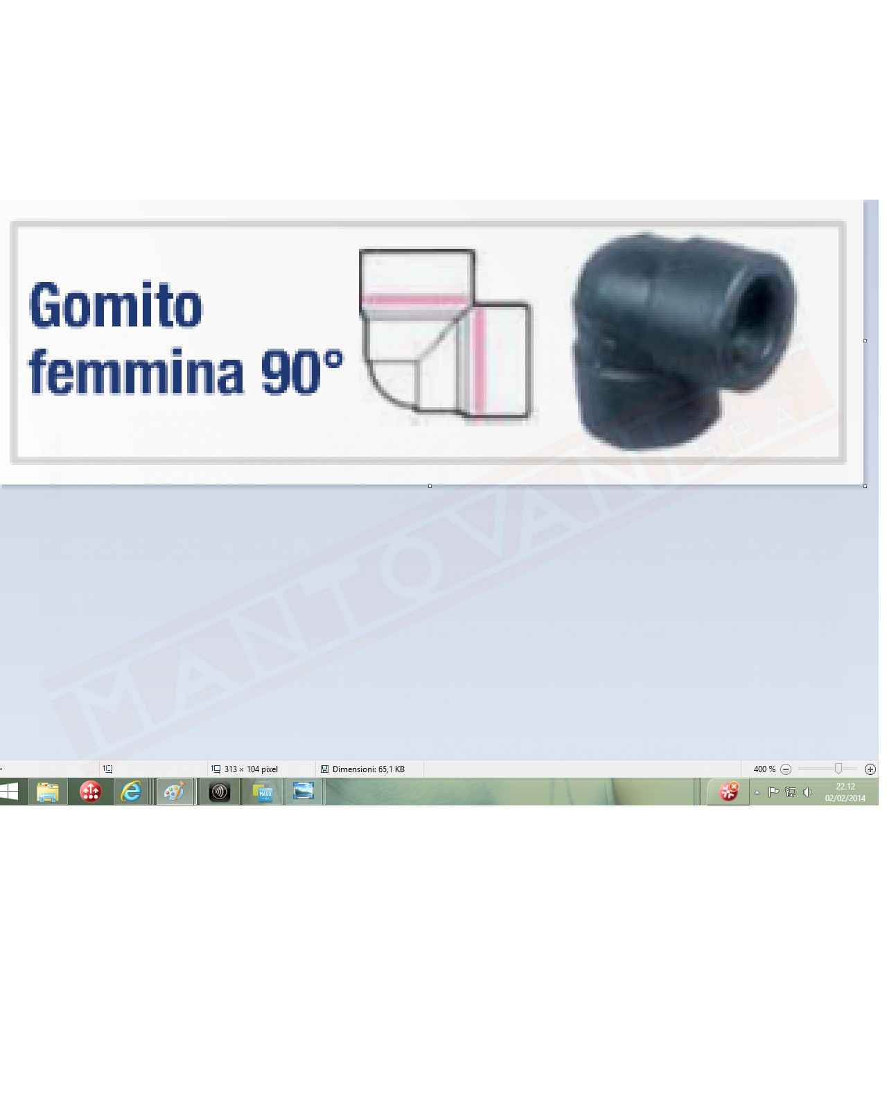 DEL TAGLIA GOMITO FEMMINA GF-050-G 90G.1\2
