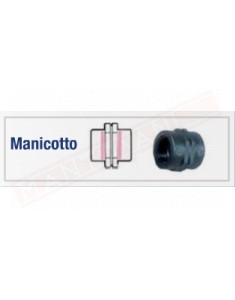M-075-G MANICOTTO 3\4" CON GUARNIZIONE IN PLASTICA