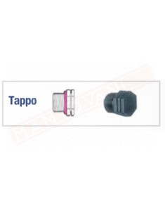 DEL TAGLIA TP-050-G TAPPO MASCHIO 1\2" CON GUARNIZIONE IN PLASTICA