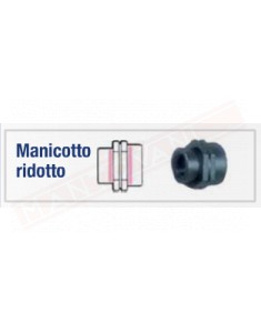DEL TAGLIA MR-075\050-G MANICOTTO RIDOTTO .3\4"FX1\2"F IN PLASTICA