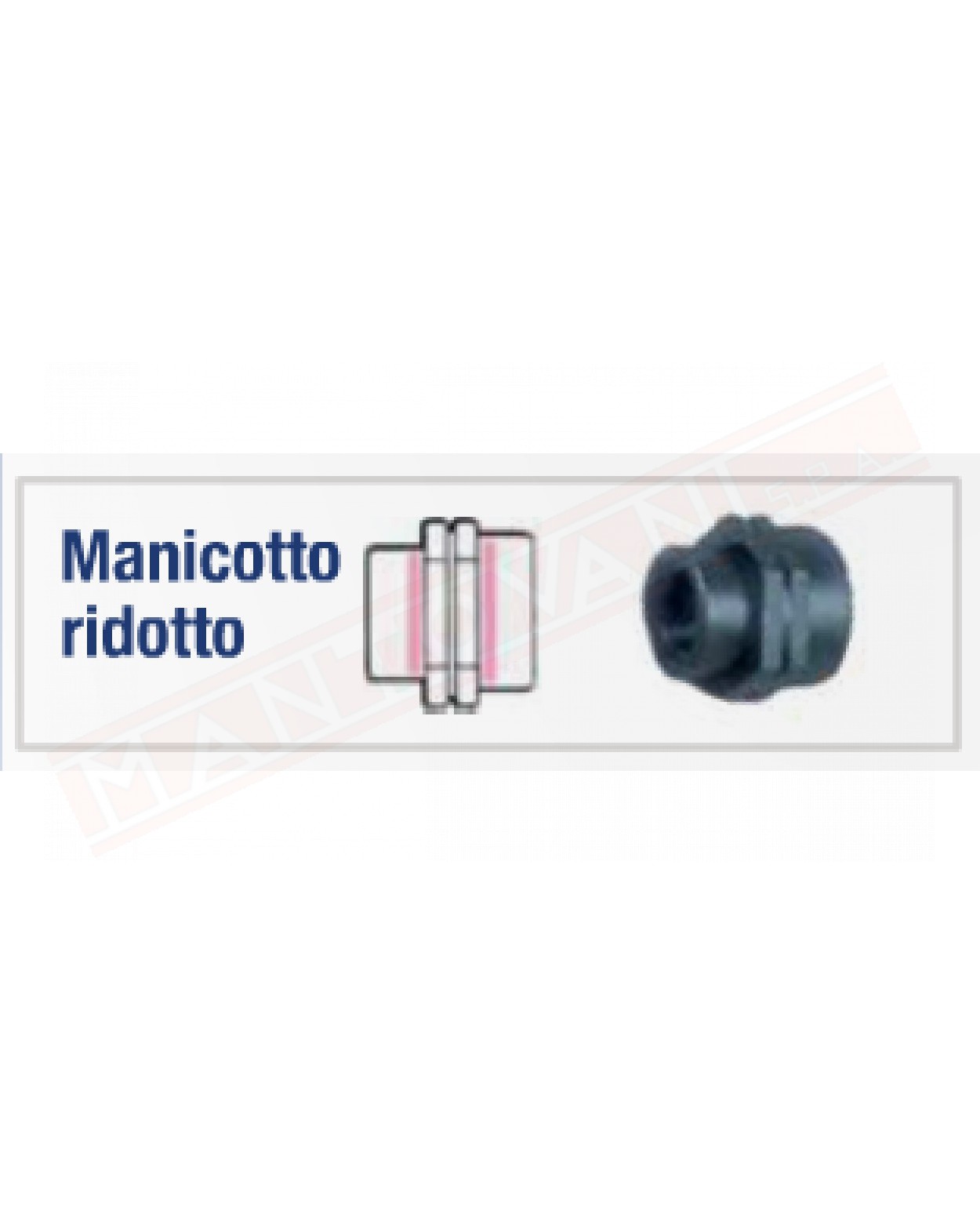DEL TAGLIA MR-100\075-G MANICOTTO RIDOTTO 1