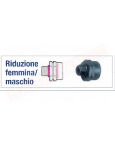DEL TAGLIA RFM-125\100-G RIDUZIONE FEMMINA MASCHIO 1 1\4FX1M IN PLASTICA