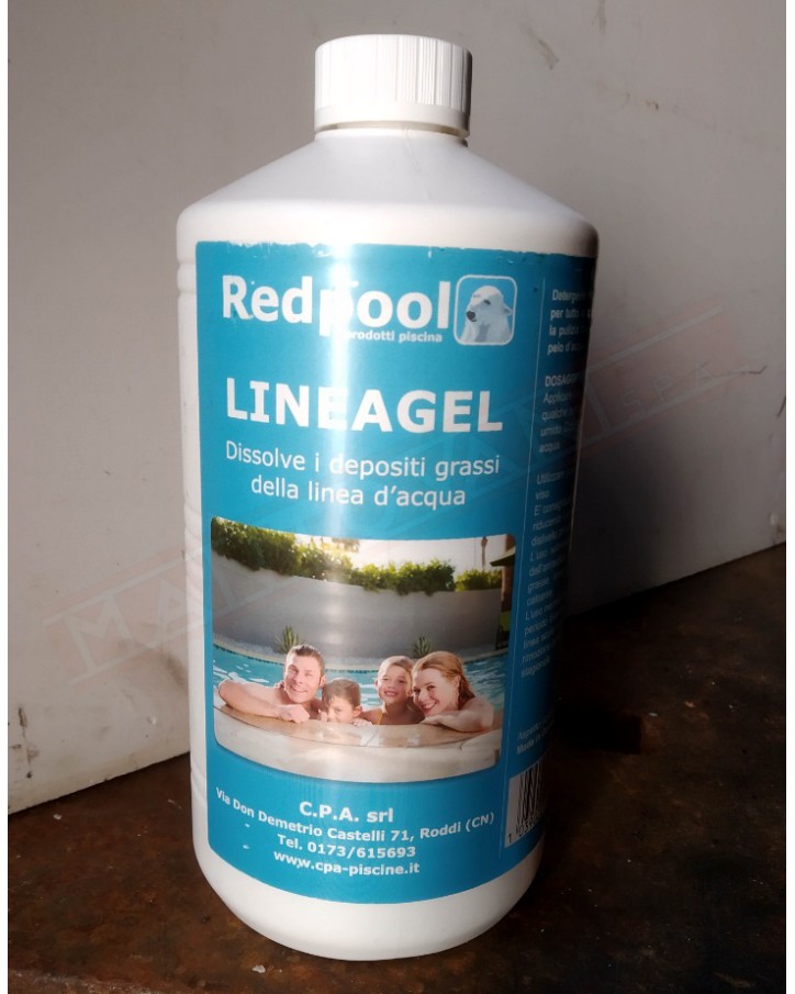 Prodotti chimici per piscina detergente linea acqua in gel