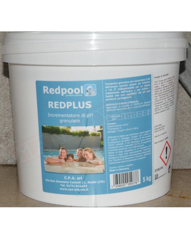 Prodotti chimici per piscina plus incrementatore di ph in polvere 5 kg