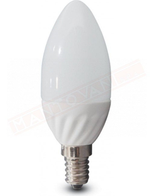LAMPADINA LED CANDELA E14 3.2W 230V TURBO OPALE CLASSE ENERGETICA A+ fp