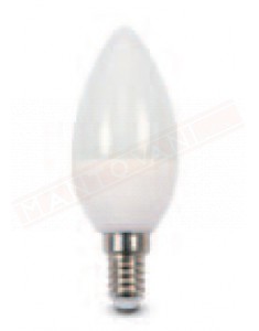 LAMPADINA LED CANDELA E14 5.3W 230V OPALE CLASSE ENERGETICA A+ 400 LUMEN LUCE CALDA DURALAMP
