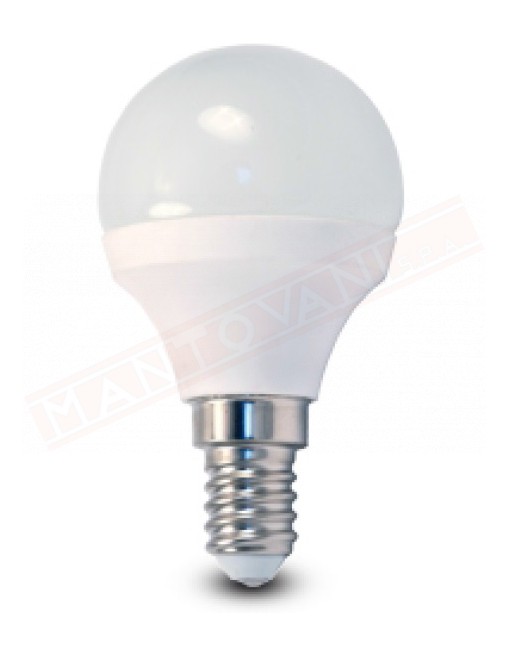 LAMPADINA LED SFERA E14 3.2W 230V OPALE CLASSE ENERGETICA A+ 280 LUMEN LUCE FREDDA