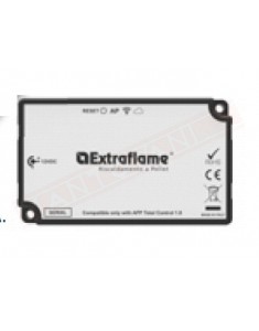 Modulo remoto etichetta bianca wifi per prodotti Extraflame verificare sul sito www.extraflame.it/support la compatibilita'