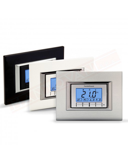 Termostato incasso con display a 220v Fantini e Cosmi termostato incasso estate inverno digitale 3 temperature