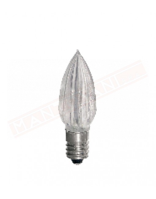 Lampadina e10 12V 1 w per lampade per lampade votive attenzione in bassa tensione