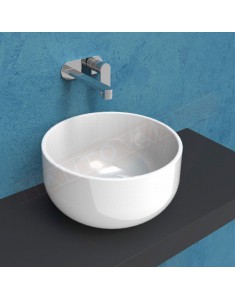 Flaminia lavabo Saltodacqua da appoggio 42x22 bianco