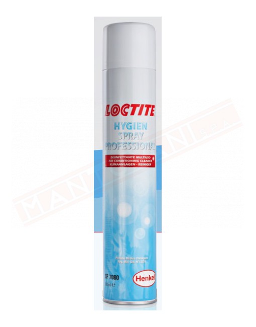 Loctite sf 7080 Hygen spray disinfettante 500 ml professionale con presidio medico chirurgico