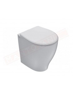 Globo vaso terra Bowl+ cm 50x38 bianco Sanitari bagno Ceramica Globo con smalto Bataform e Ceraslide