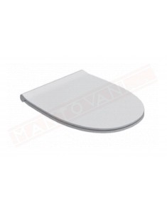 Ceramica Globo 4all - copriwater duroplast chiusura tradizionale bianco 54x36 per mds02 03 md001-2-5-4-3 mdb01-02
