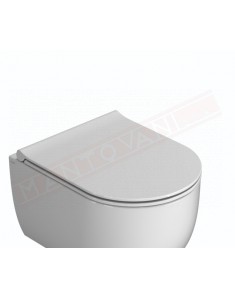 Globo sedile rallentato serie Mode bianco lucido Sanitari bagno Ceramica Globo per cm 46