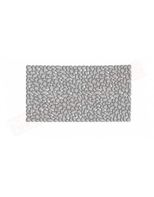 Gedy G.Pietra tappeto antiscivolo per vasca in vinile grigio misure art 75x36x1
