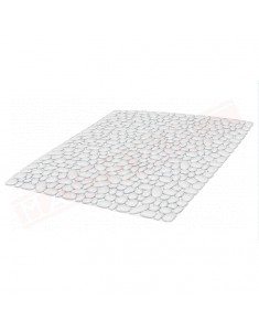 Gedy G.Pietra tappeto antiscivolo per doccia in vinile bianco misure art 55x55x1