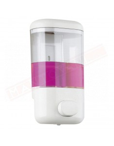 Gedy G. Push distributore sapone bianco 600 ml in resine termoplastiche misure art 11x9x20,8 del designer Makio Hasuike