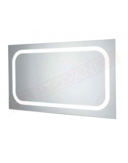 Gedy G-Rafal specchio bagno 100x57,5 retroilluminato con tubo fluorescente (neon) misure art 100x4,6x57,5