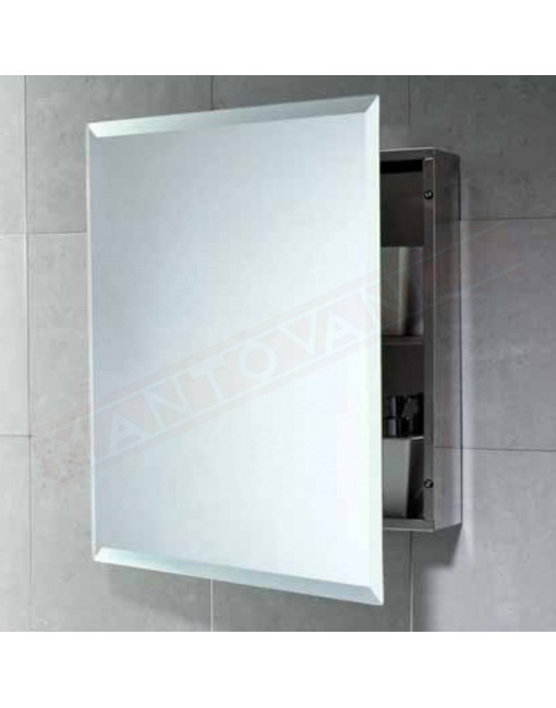 Gedy specchio contenitore 51x60 con anta reversibile e 1 ripiano misure art 51x11,5x60