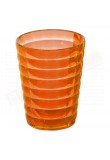 Gedy G. Glady portaspazzolini in resina termoplastica arancio misure diametro art 8,5x11