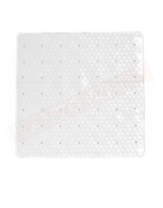 Gedy G.Solid tappeto antiscivolo per doccia in pvc bianco misure art 53x53x0,7